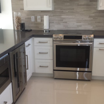 Miami Springs Interior remodeling, new Kitchen and powder room