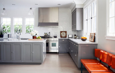 8 Gray Kitchens That Nail Warmth and Balance