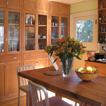 Microhouse fremont cottage - reclaimed fir cabinets