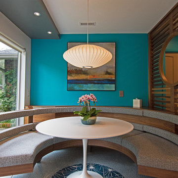 Mid-century inspired custom Modern Kitchen
