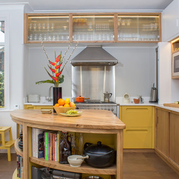 Mid Century inspired kitchen & utility.