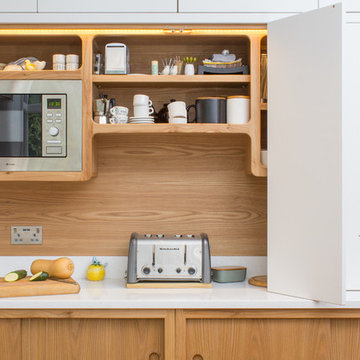 Mid Century inspired kitchen & utility.