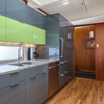 Mid Century Kitchen Updated to Modern in this Remodel in Denver Colorado