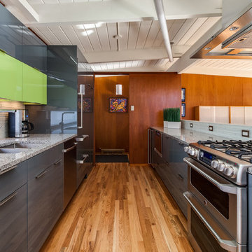 Mid Century Kitchen Updated to Modern in this Remodel in Denver Colorado