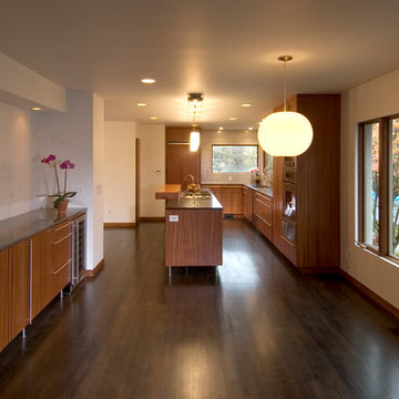 Mid-century L-house whole house remodel