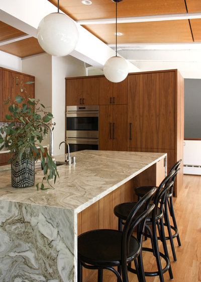 Midcentury Kitchen by Bonnie Wu Design, LLC