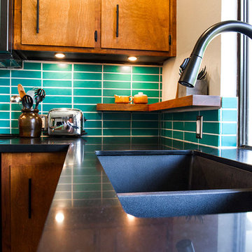 Mid-Century Modern Kitchen Backsplash