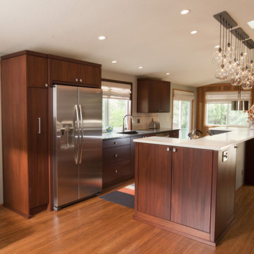 mid-century modern kitchen