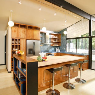 Mid-Century Modern Revival Kitchen by Shasta Smith