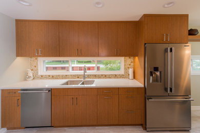 Inspiration for a 1960s kitchen remodel in Chicago