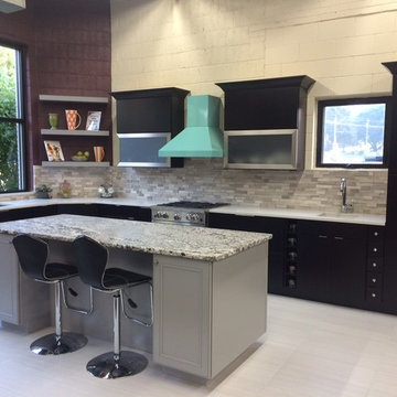 Midwest Stone Display Kitchen | Waypoint Cabinetry