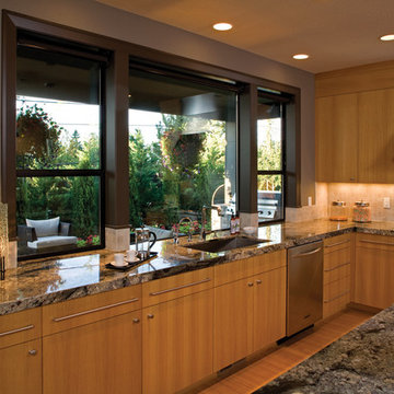 Milgard Aluminum Windows in Kitchens