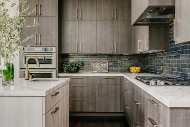 Example of a large trendy kitchen design in San Francisco