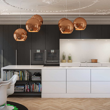 Minimalistic and elegant kitchens