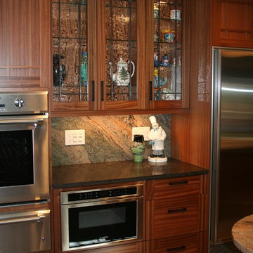 Mission Style Kitchen in Mahogany