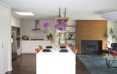 Stylish Midcentury Kitchen Balances Openness and Privacy