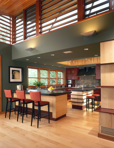 ラスティック キッチン by Poss Architecture + Planning and Interior Design