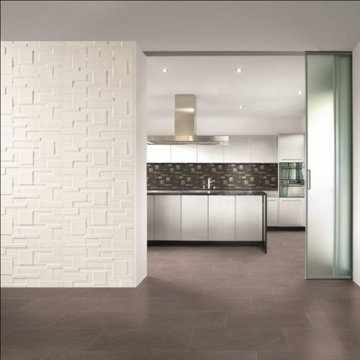 Mix Stone Feature Tiles in White - Direct Tile Warehouse