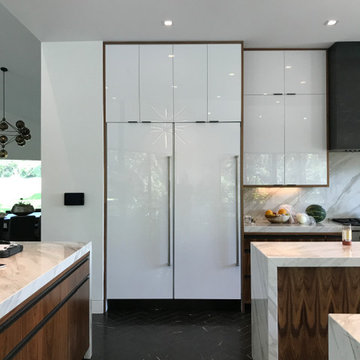 Modern 3 Island Kitchen