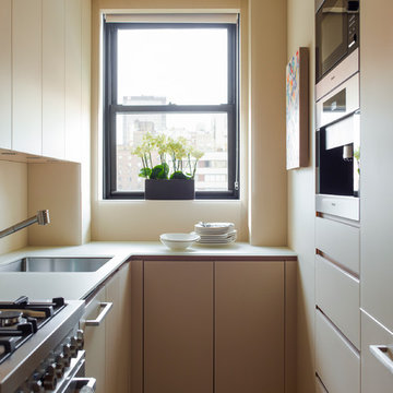 Modern All Glass Kitchen - Renovation and Interior Design