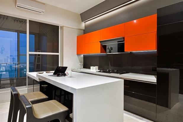 Moderne Cuisine by Milind Pai Architects & Interior Designers