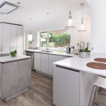 Modern concrete kitchen