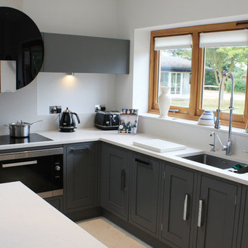 Modern contrasting kitchen