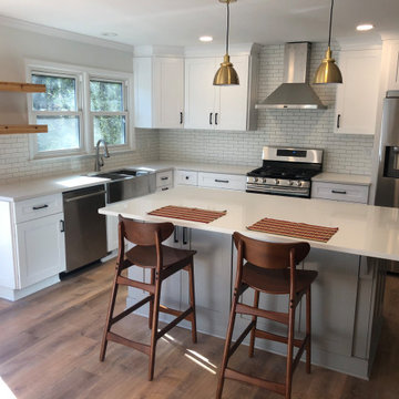 Modern East Cobb Kitchen Makeover Before and After