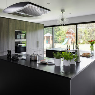 Modern Ebony Kitchen