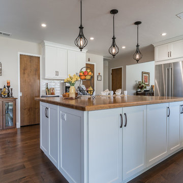 Modern Farmhouse Kitchen (2019) - Kitchen Island Storage