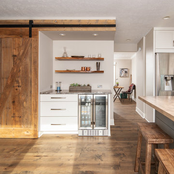 Modern Farmhouse Kitchen and Family Room Update