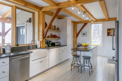 Inspiration for a cottage kitchen remodel in Other