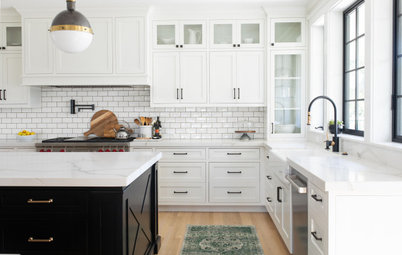 Before and After: 3 Kitchens Lighten Up With Glass and White