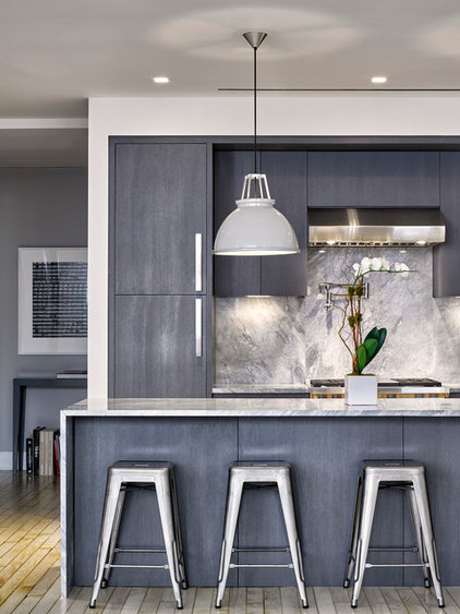 Contemporary Kitchen by Meshberg Group