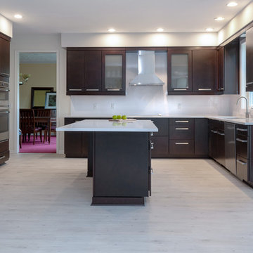 Modern Formal high contrast kitchen design
