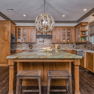 Mountain style kitchen photo in Other