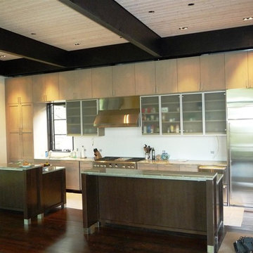 Modern Glass Kitchen