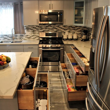 Modern Grey Kitchen at Citrus Heights