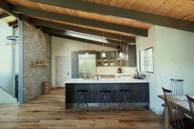Inspiration for an industrial kitchen remodel in San Francisco
