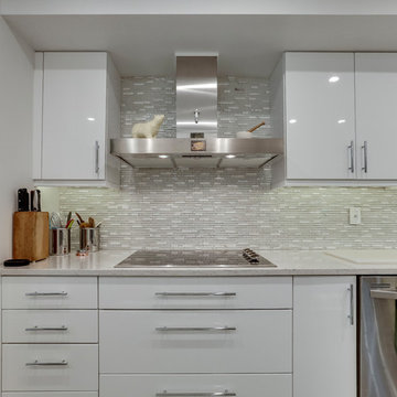 Modern Kitchen and Dining Room Hutch Design Bethesda, MD