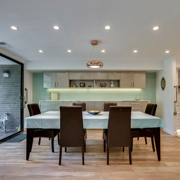 Modern Kitchen and Dining Room Hutch Design Bethesda, MD