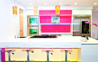 Pretty-in-Pink Kitchens