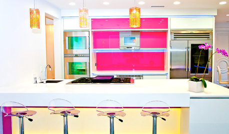 Pretty-in-Pink Kitchens