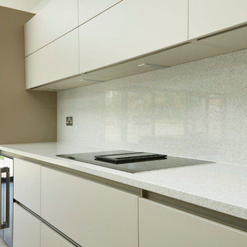 Modern kitchen from Bauformat in neutral colours