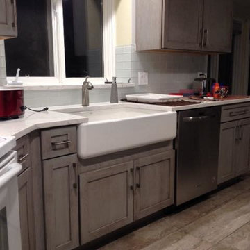 Modern Kitchen (Grey Cabinetry) - Macomb Township