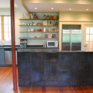 Modern kitchen in a craftsman style home.