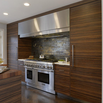 Modern Kitchen in a Tudor-style Home