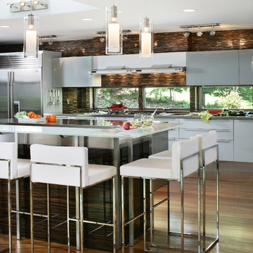 Modern kitchen in the country