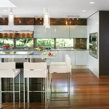Modern kitchen in the country