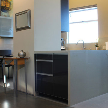 Modern kitchen in the historic Clock Tower building in San Francisco